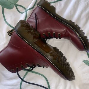 The coolest pair of Doc Martins ever. The nice maroon color will have you in awe